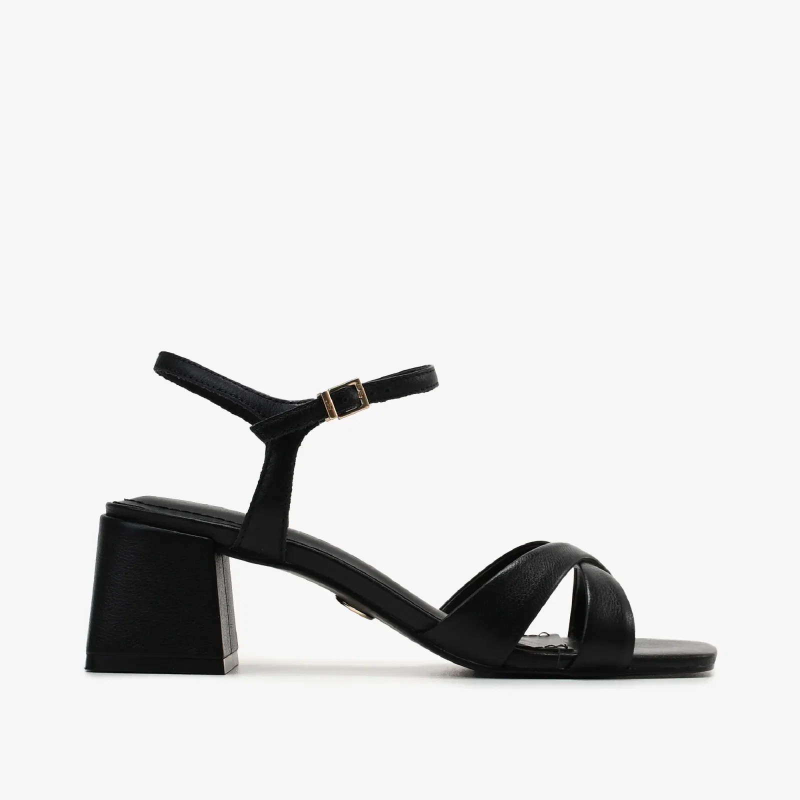 Sandália Preto Couro