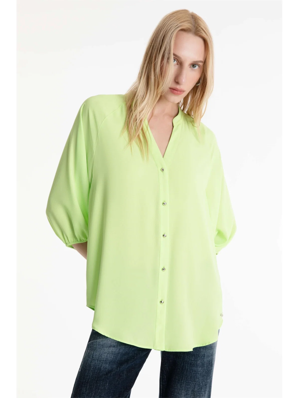 Camisa Beta Over Ellus Lemon