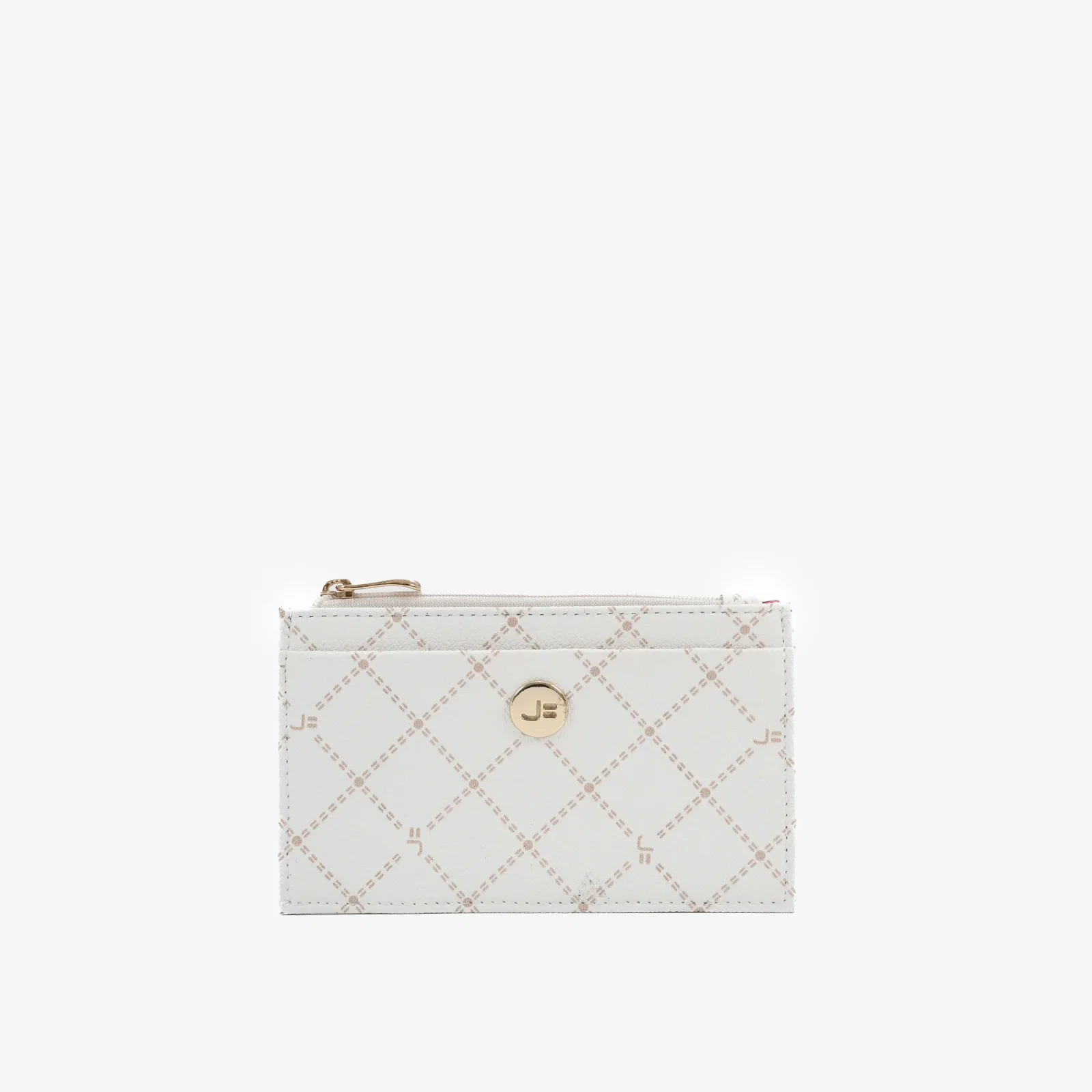 Carteira Porta Cartão Monograma Jb Off White — imagem 1