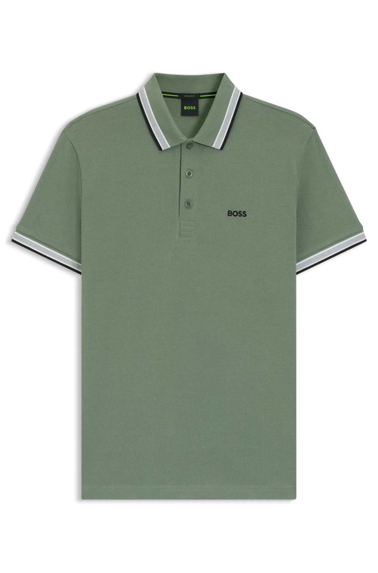 Polo Paddy Em Piqué De Algodão Com Logo — imagem 1