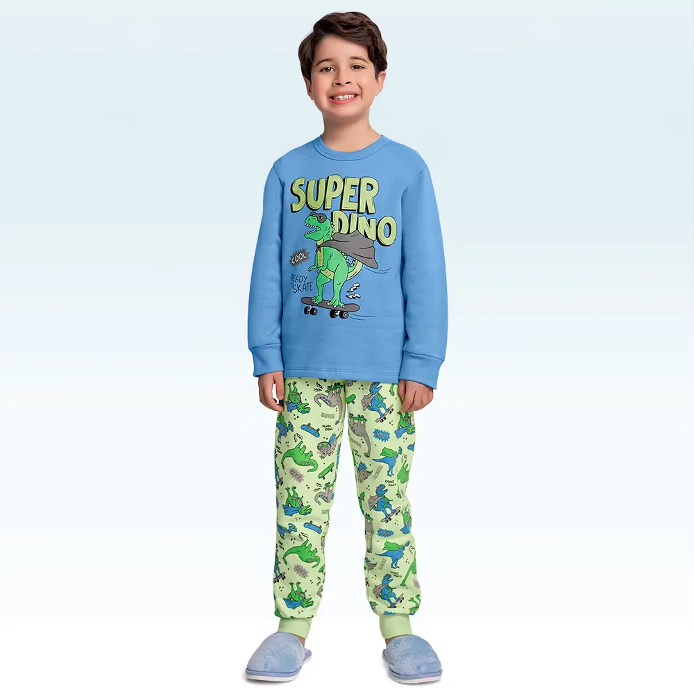 Conjunto pijama blusão e calça