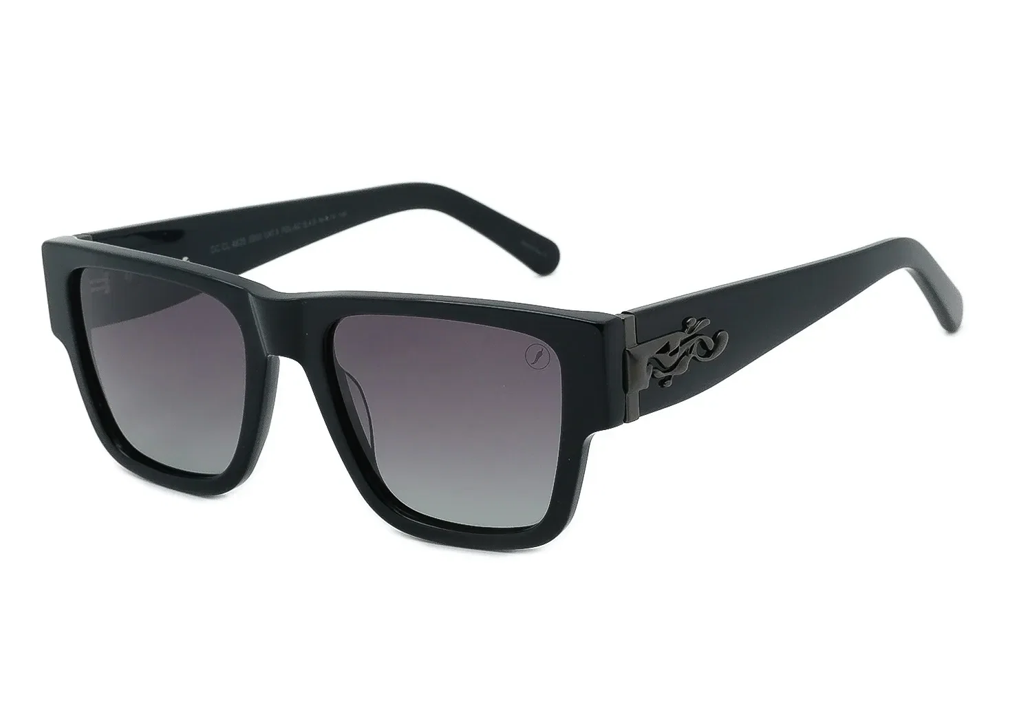 Óculos de Sol Masculino Rock In Rio Quadrado Polarizado Degradê Preto