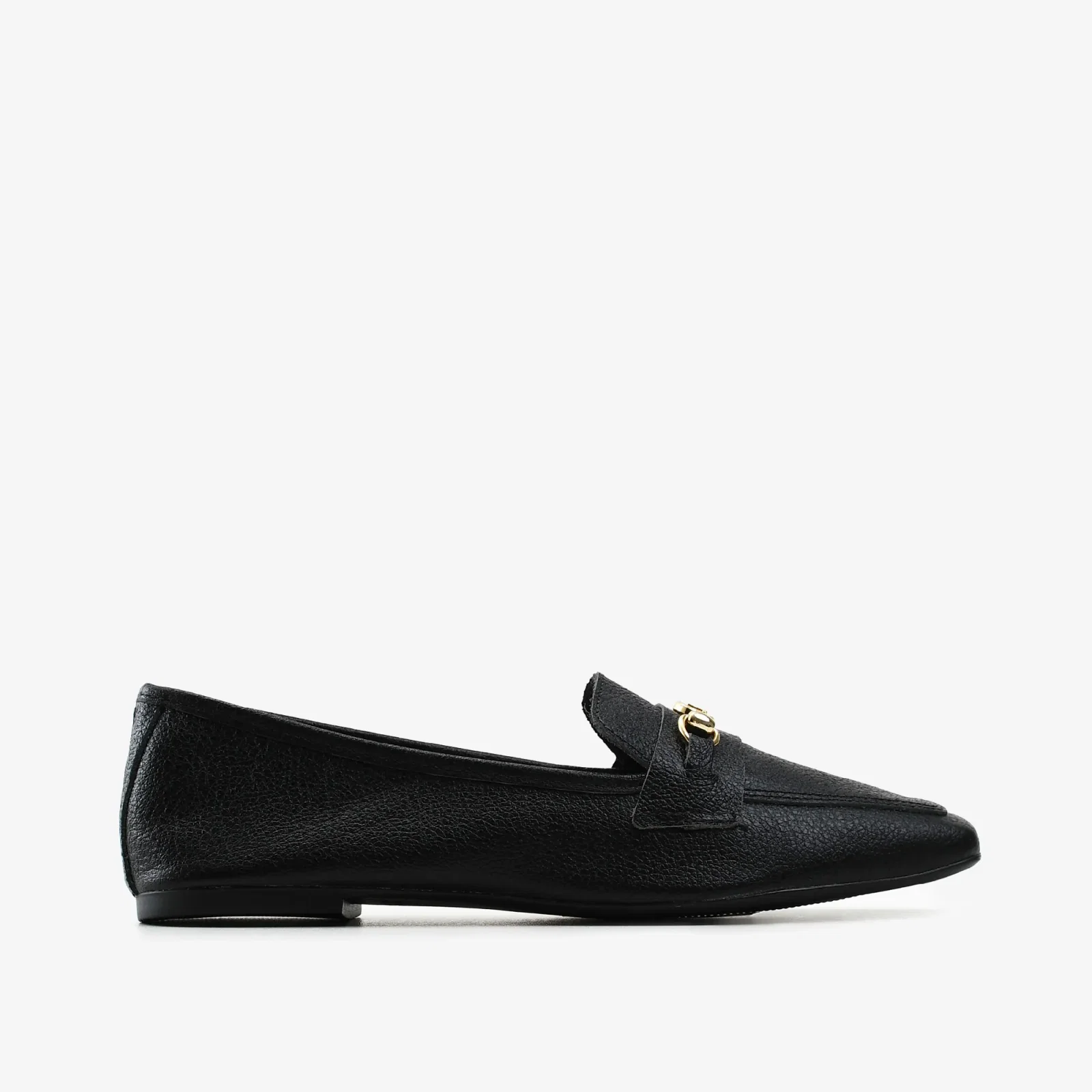Loafer Preto Couro