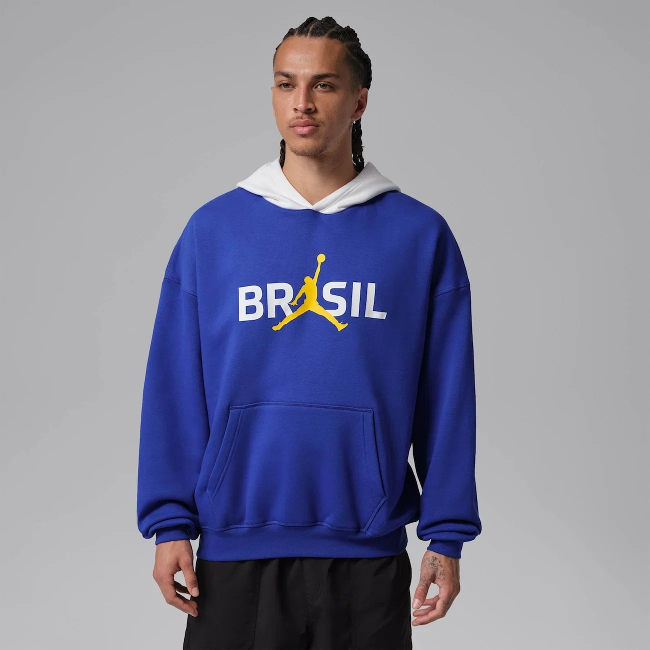 Blusão Nike Brasil Jordan Brooklyn Fleece Masculino