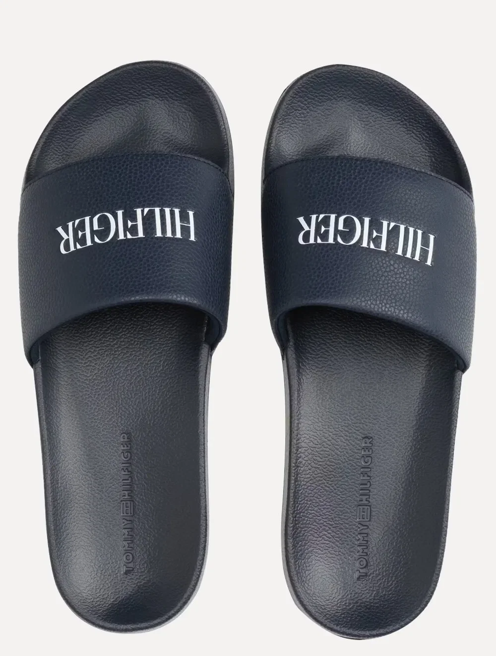 Chinelo Tommy Hilfiger Masculino Print Tumble Pool Slide Azul Marinho