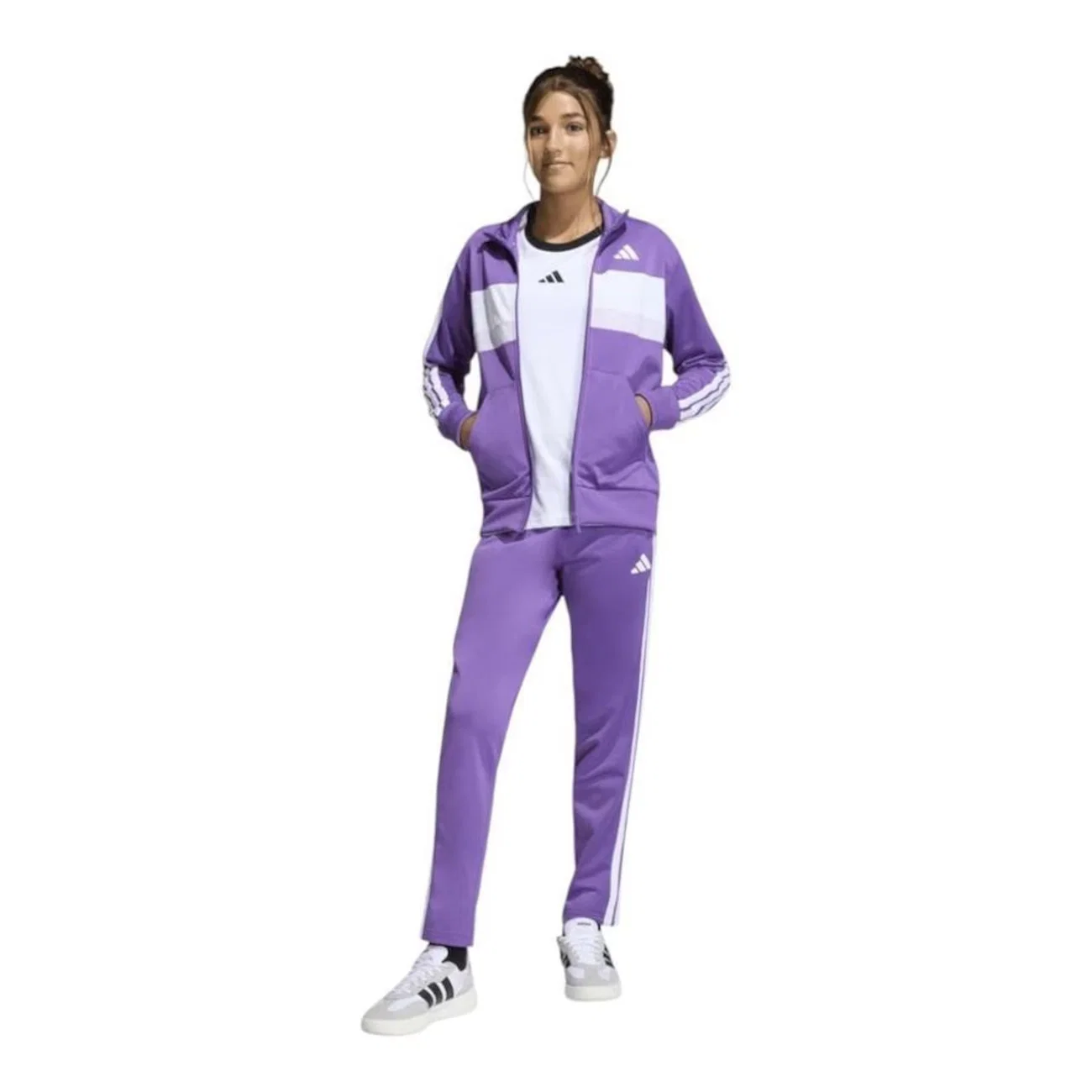 Agasalho Adidas Essentials Tiberio Três Listras Infantil