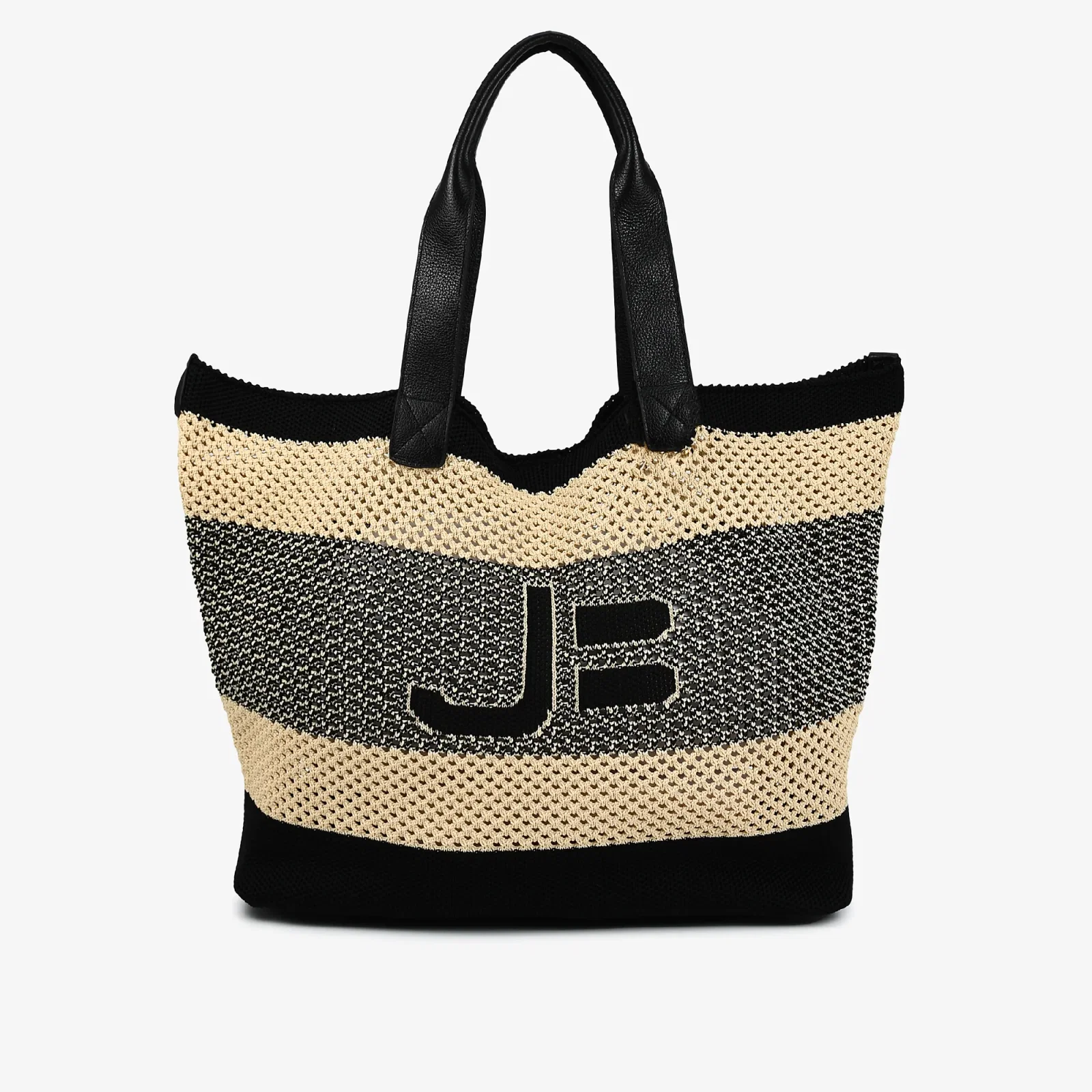 Bolsa Shopping Tecido Preto