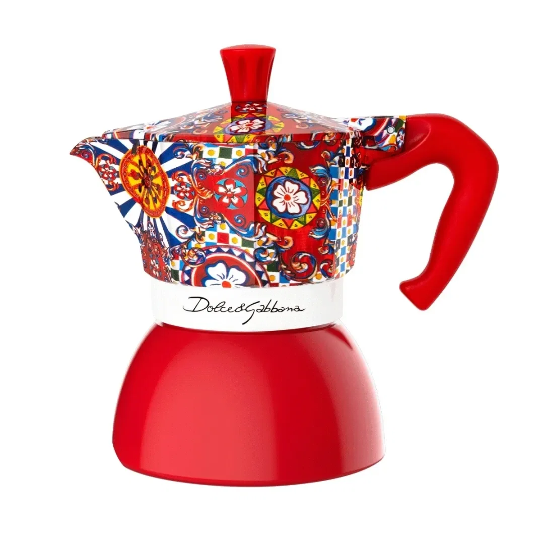 Cafeteira Italiana Moka 4 Xícaras Dolce & Gabbana Bialetti
