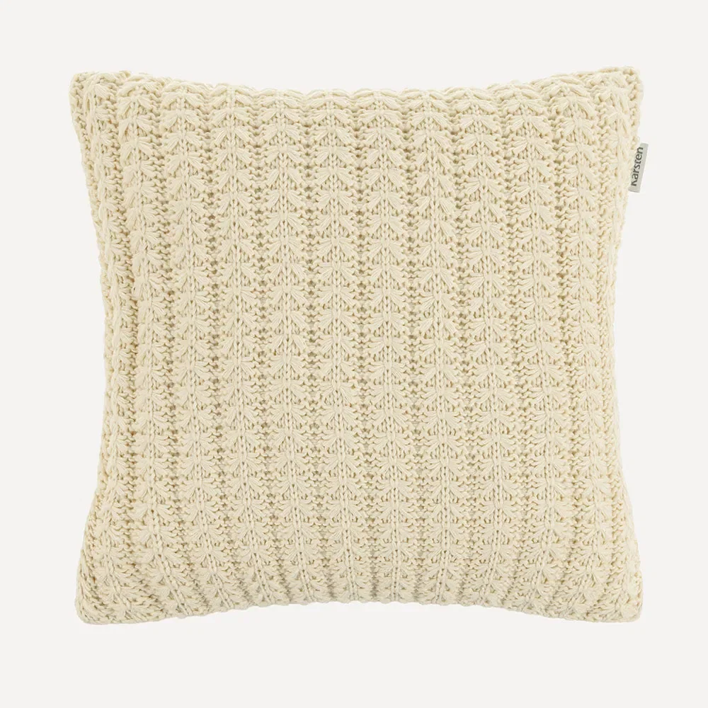 Almofada Decorativa de Tricô 45cm x 45cm Diana Giz