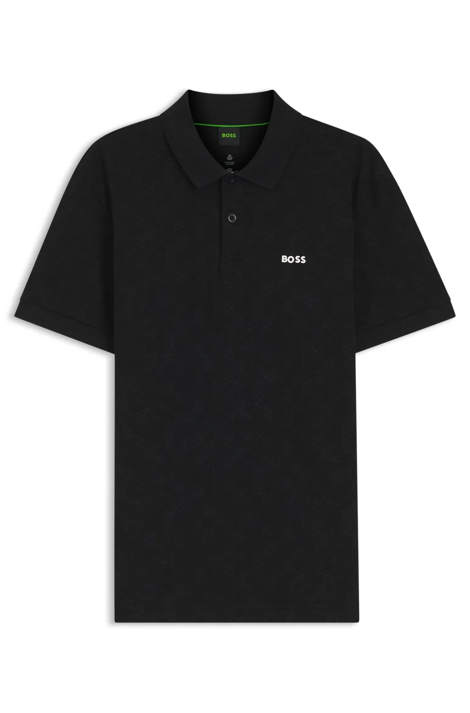 Polo Em Piqué De Algodão Estampada