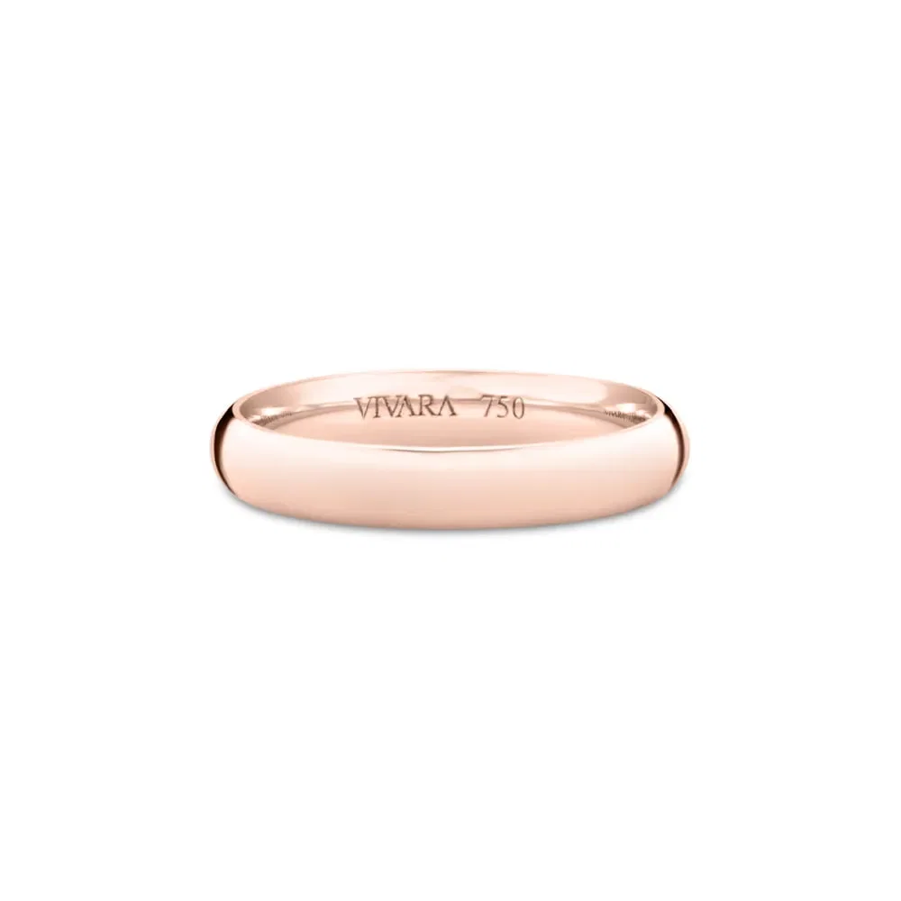 Aliança Heaven em Ouro Rosé 18k, 3mm — imagem 1
