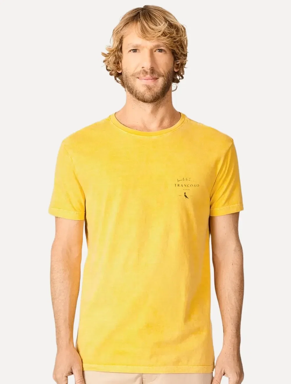 Camiseta Reserva Masculina Born To Be Baiano Amarelo