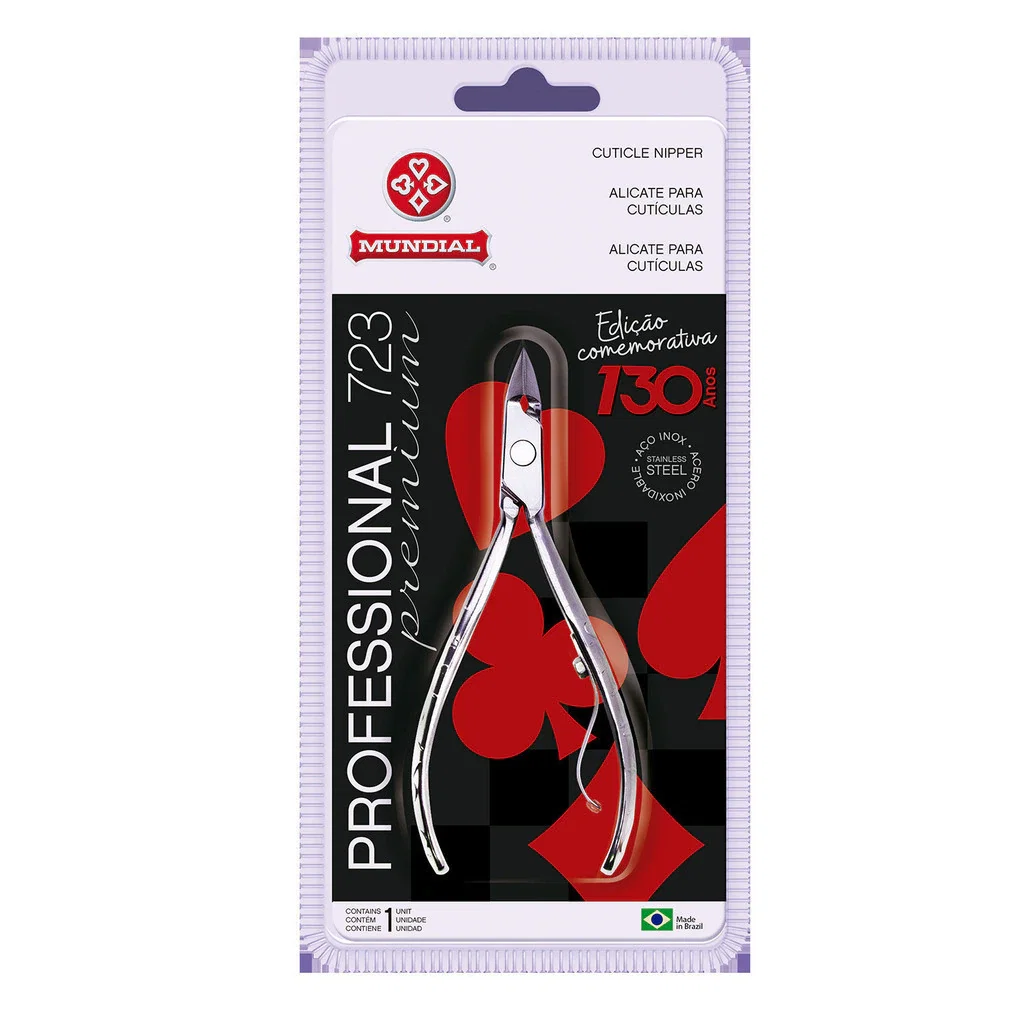 Alicate de Cutícula Mundial Profissional 723