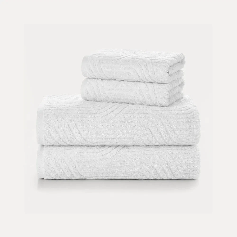 Kit e 100% Algodão Softmax Nero Branco — imagem 1