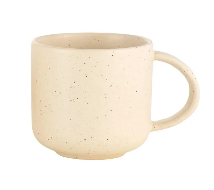 Caneca em Cerâmica 360ml Speckle Maxwell & Williams Creme — imagem 1