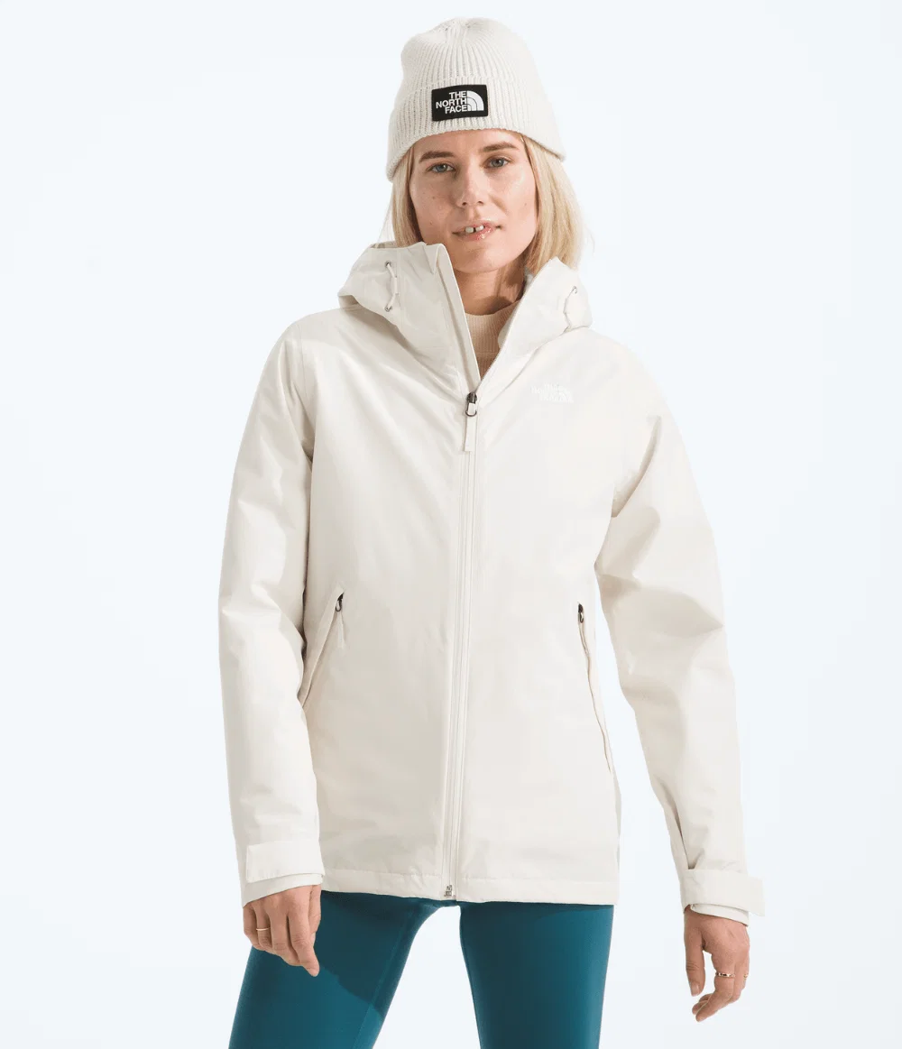 Jaqueta Feminina Carto Mono Triclimate Hooded White Dune — imagem 1