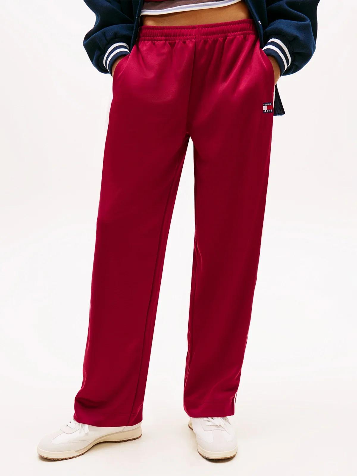 Calça Jogger Relaxed Interlock com Badge Tommy