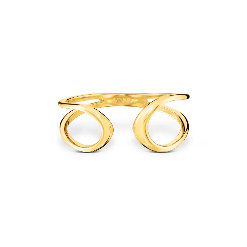 Anel Existência em Ouro Amarelo 18k