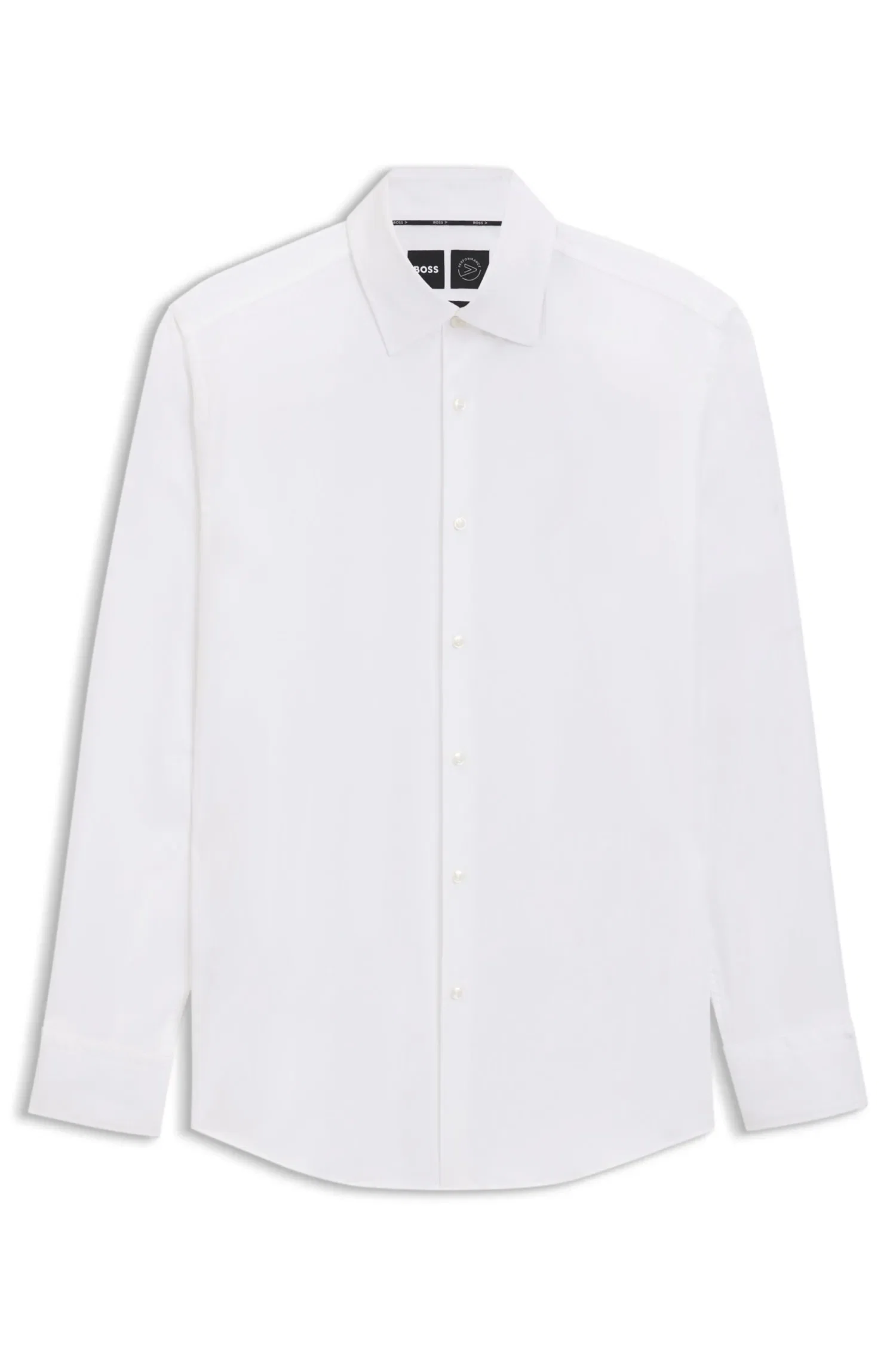 Camisa Slim Fit Em Sarja — imagem 1