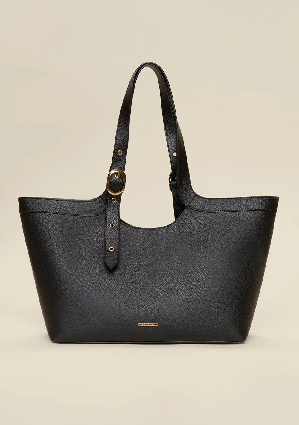 Bolsa Tote Detalhe Fivela Preto — imagem 1