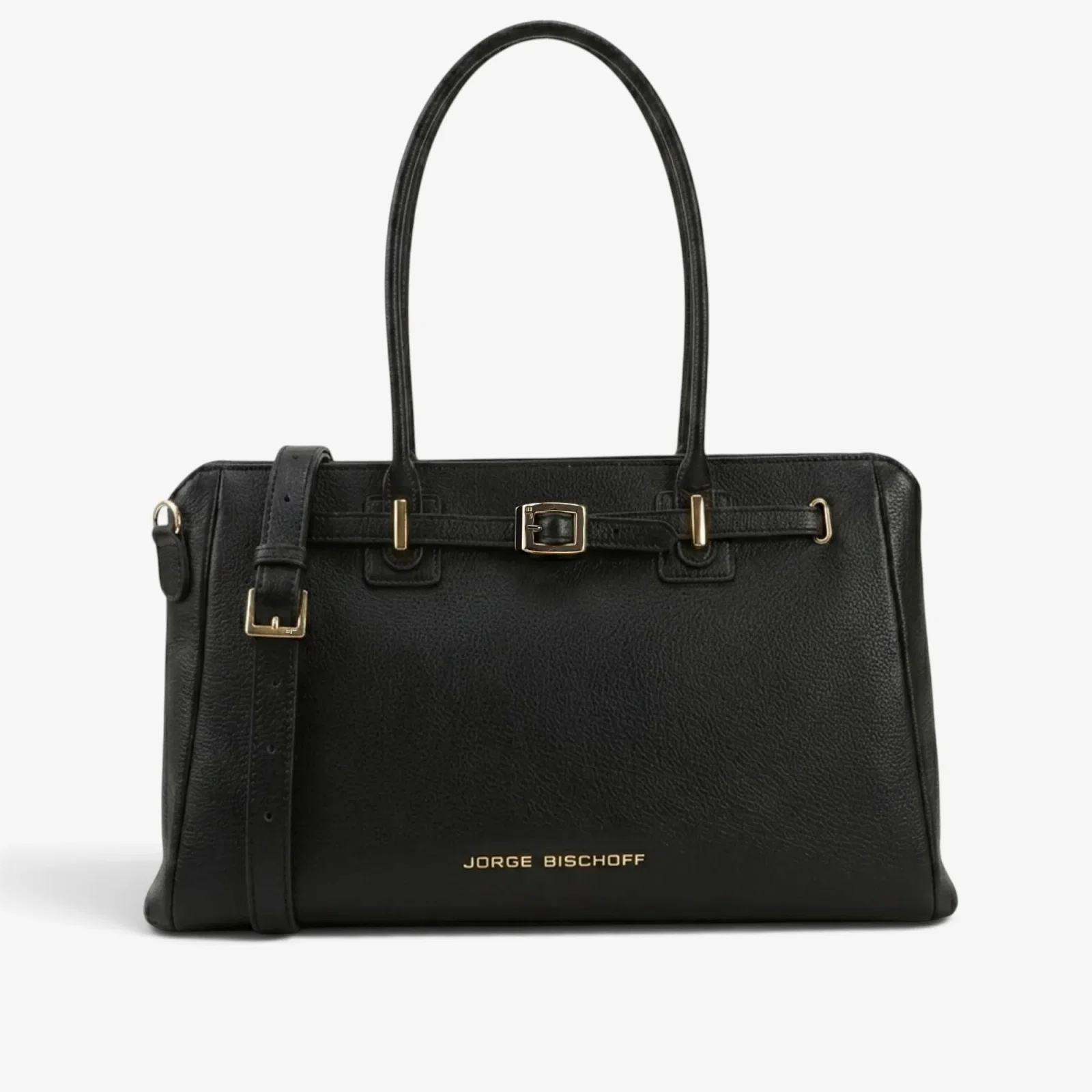 Bolsa Tote Preto Couro Croco