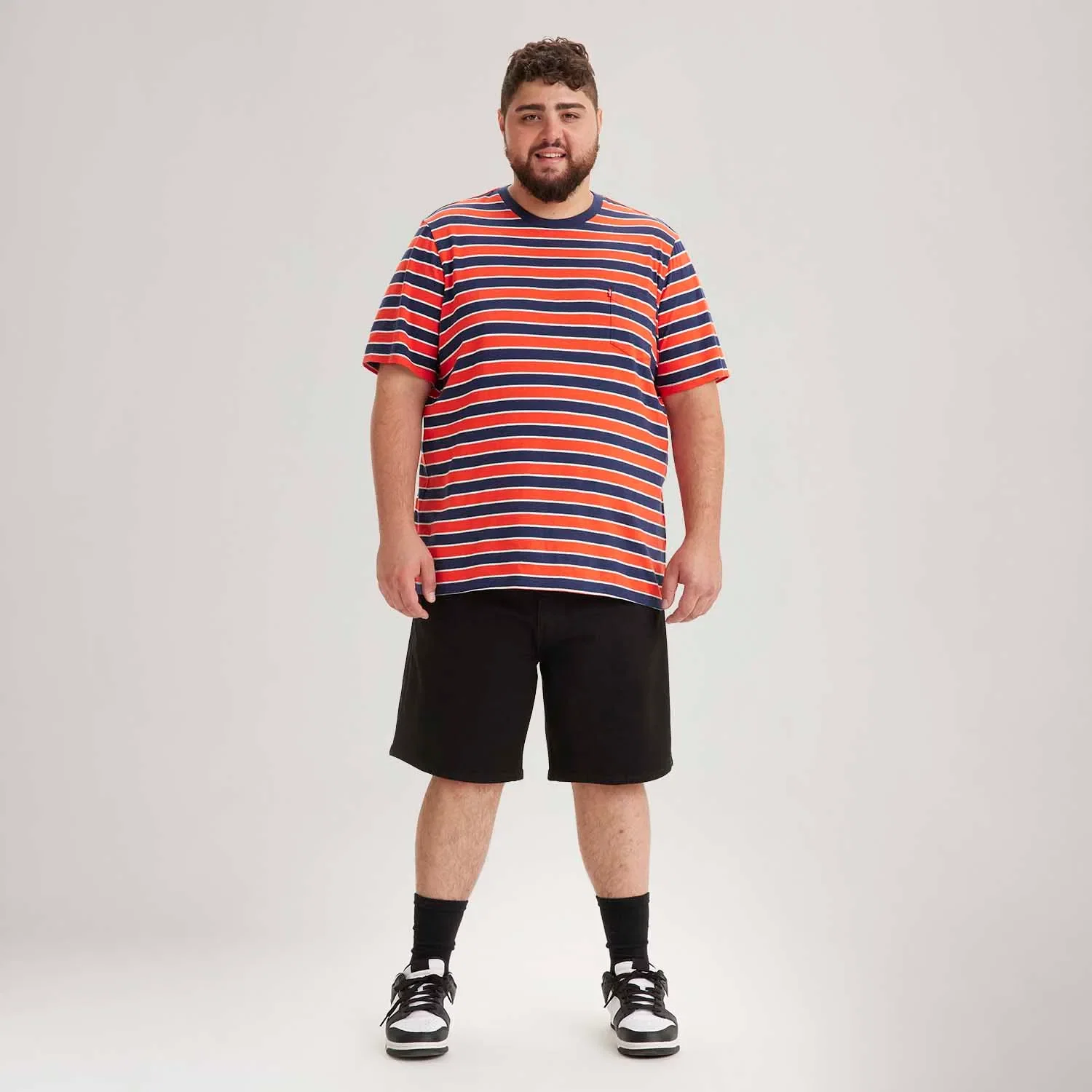 Bermuda Levi's® 405 Standard Plus Size Preta