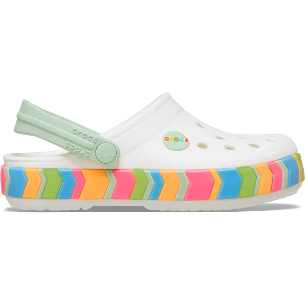 Crocband Chevron Band Clog Infantil — imagem 1