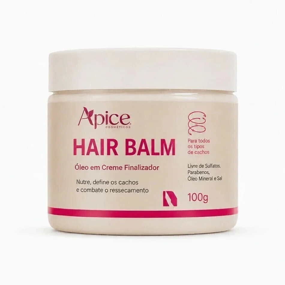 Hair Balm Apice Óleo em Creme Finalizador 100g