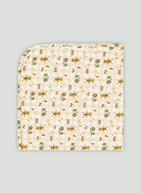 Manta Comfy Unissex para Bebê em Suedine Premium (Bege) Up Baby