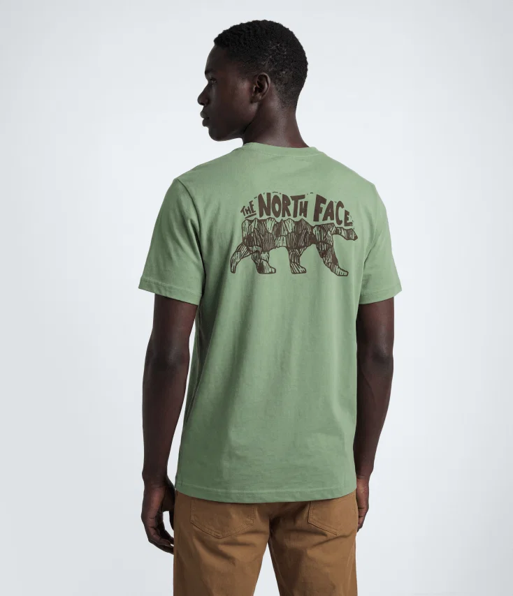 Camiseta Unissex Evolution TNF Bear Tee Bark Mist — imagem 1