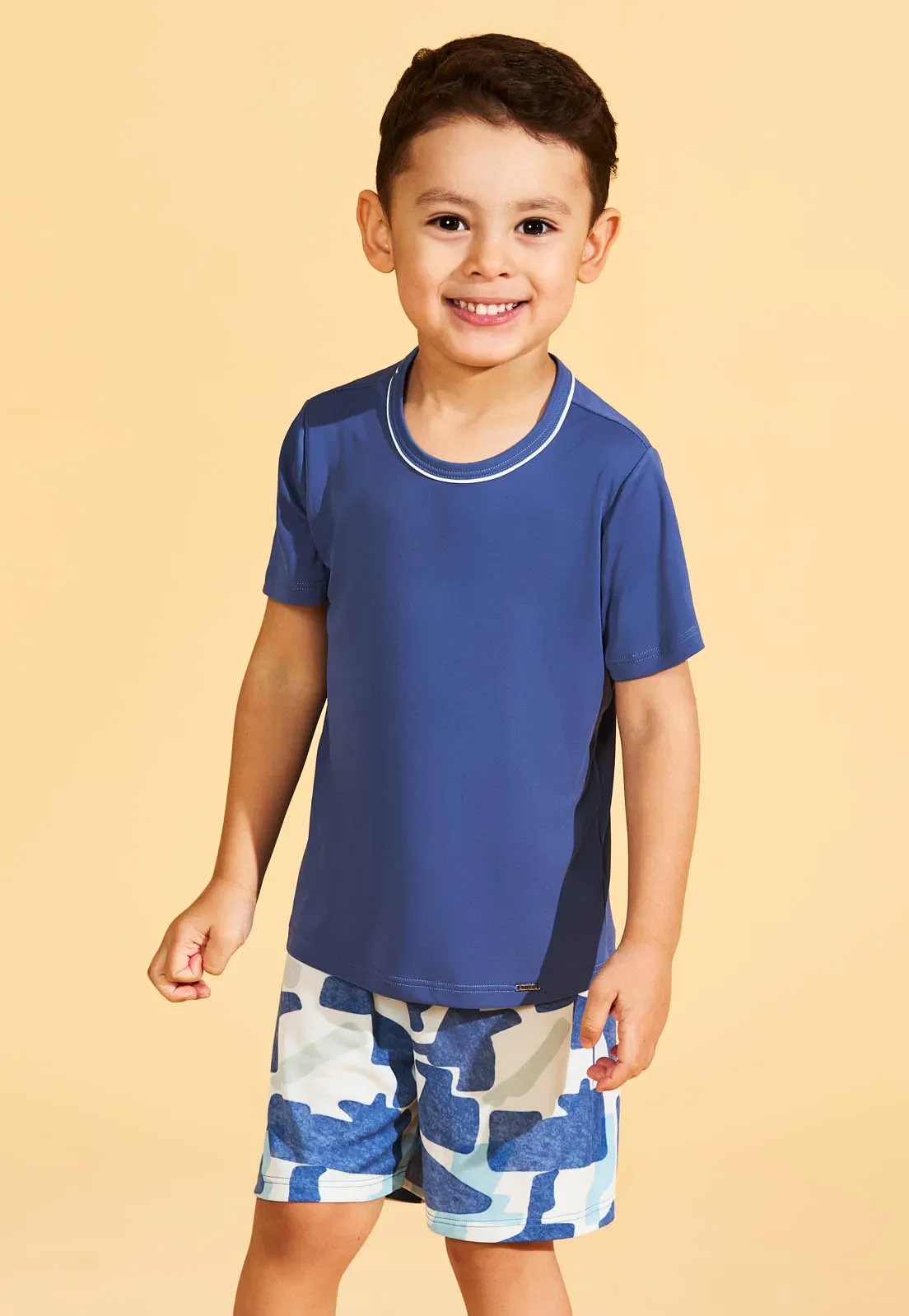 Pijama Infantil e Shorts Microfibra Recco