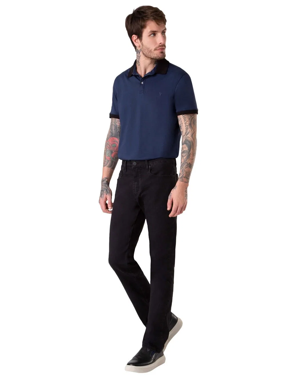 Calça VR Jeans Masculina Slim Storm Elastic Preta