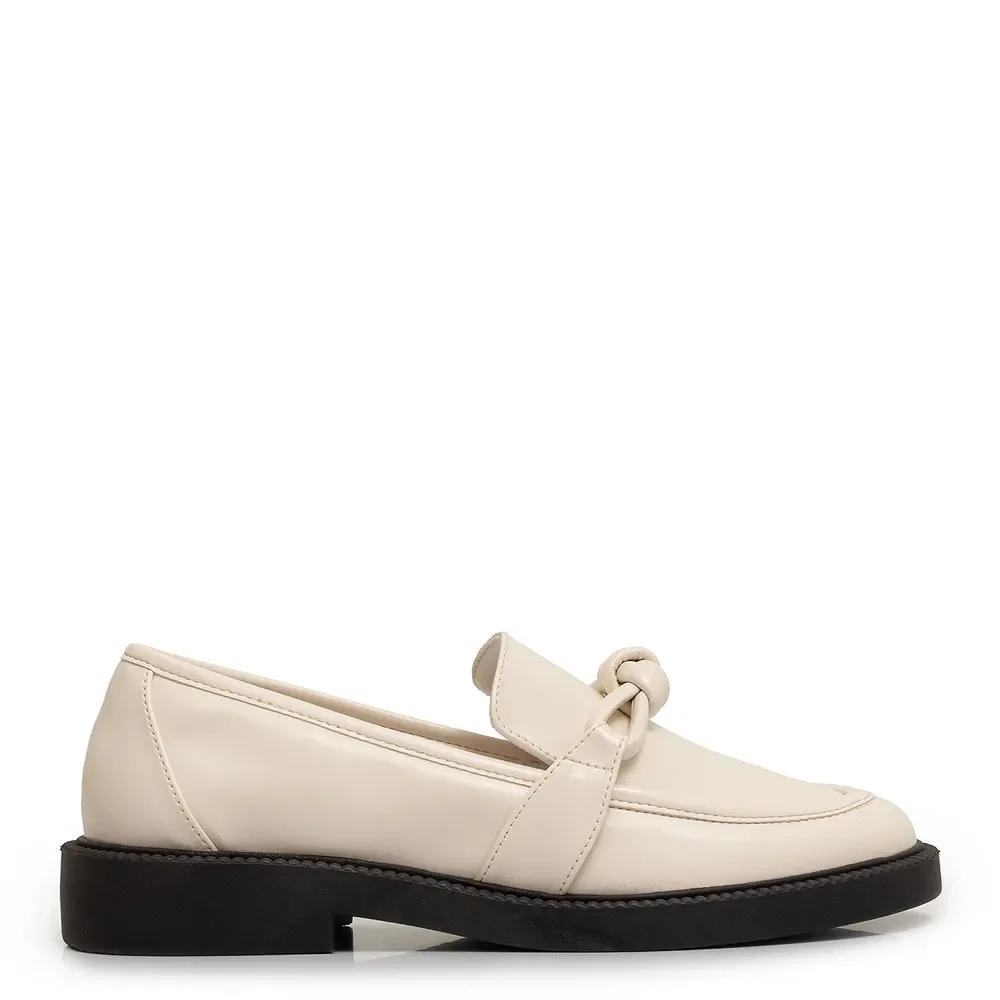 Mocassim Off White Nó Monocromático — imagem 1