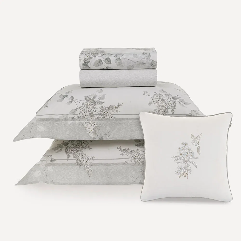 Jogo de Cama King com Capa de Almofada 200 Fios Brenda — imagem 1