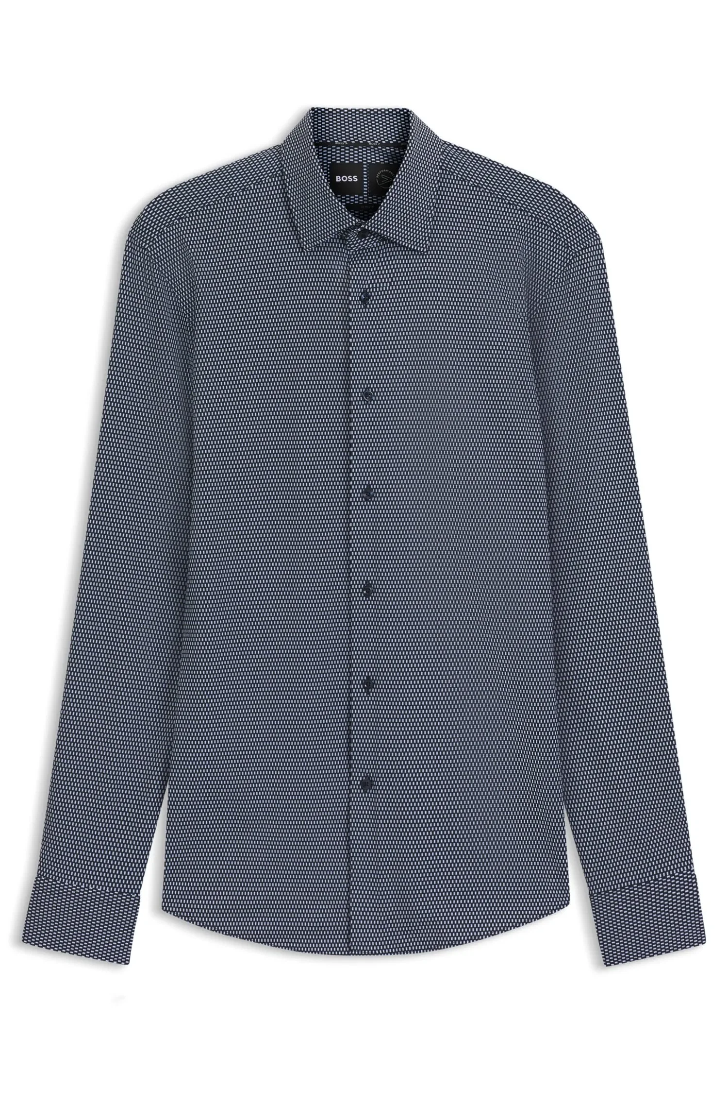 Camisa Slim Fit Em Tecido — imagem 1