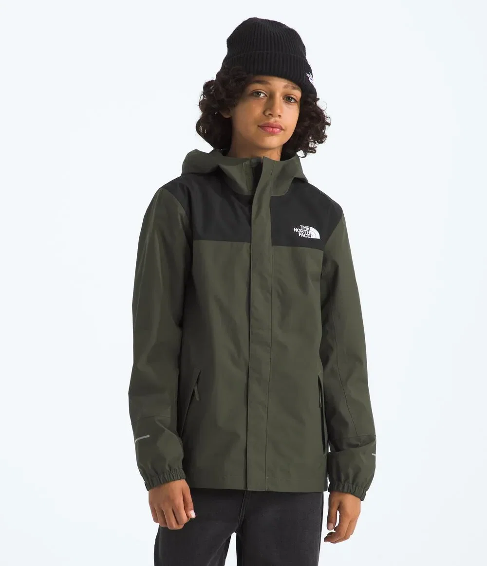 Jaqueta Infantil Boys Antora Rain New Taupe Green