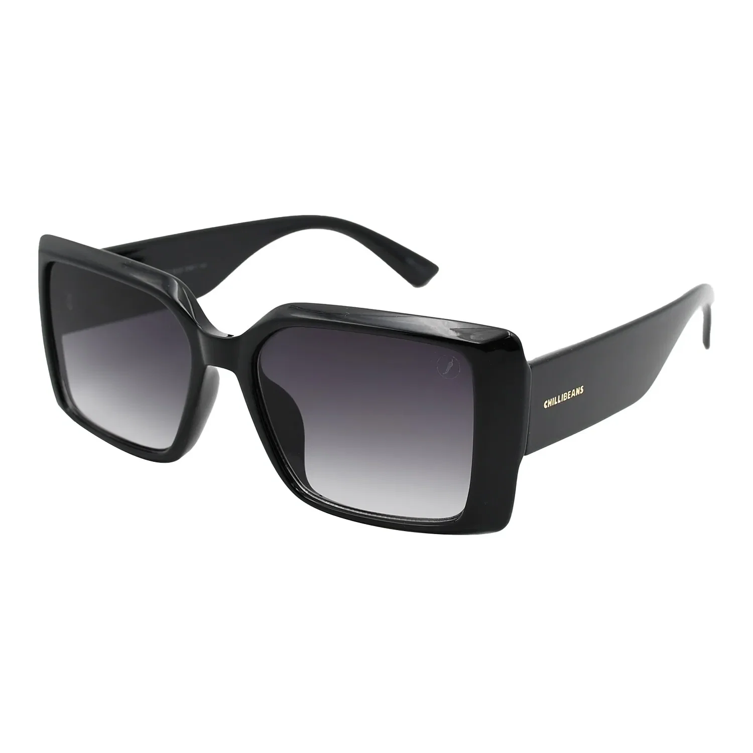 Óculos de Sol Feminino Chilli Beans Quadrado Degradê Preto