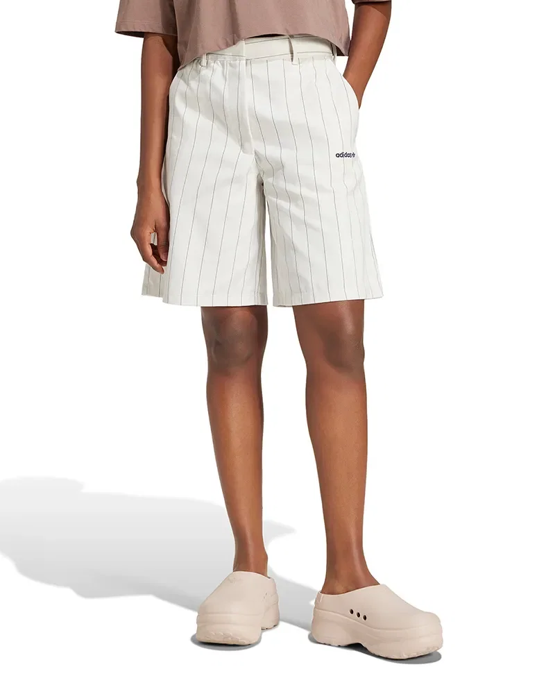 Shorts Adidas Pinstripe Feminino — imagem 1