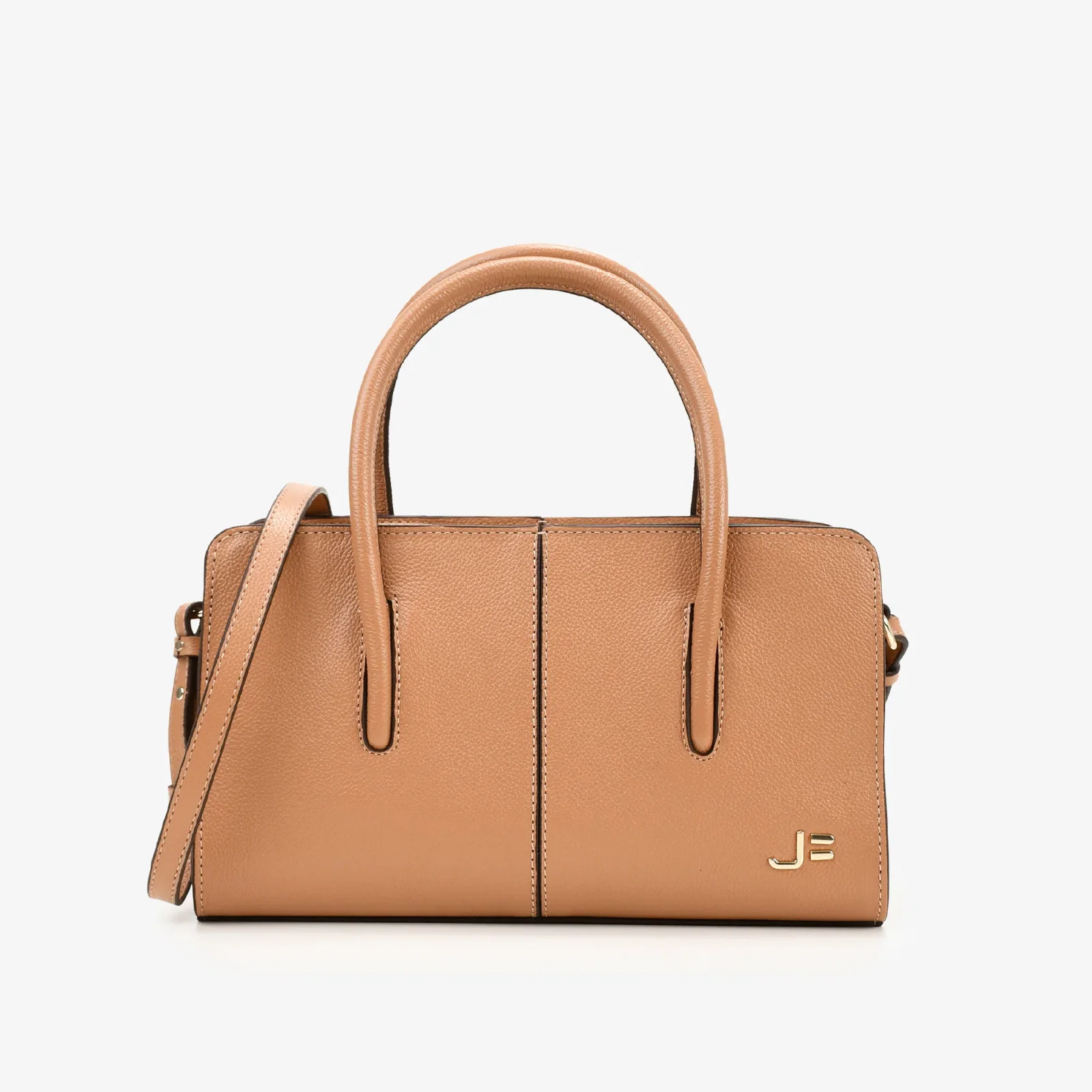 Bolsa Baú Caramelo Trigo Couro — imagem 1
