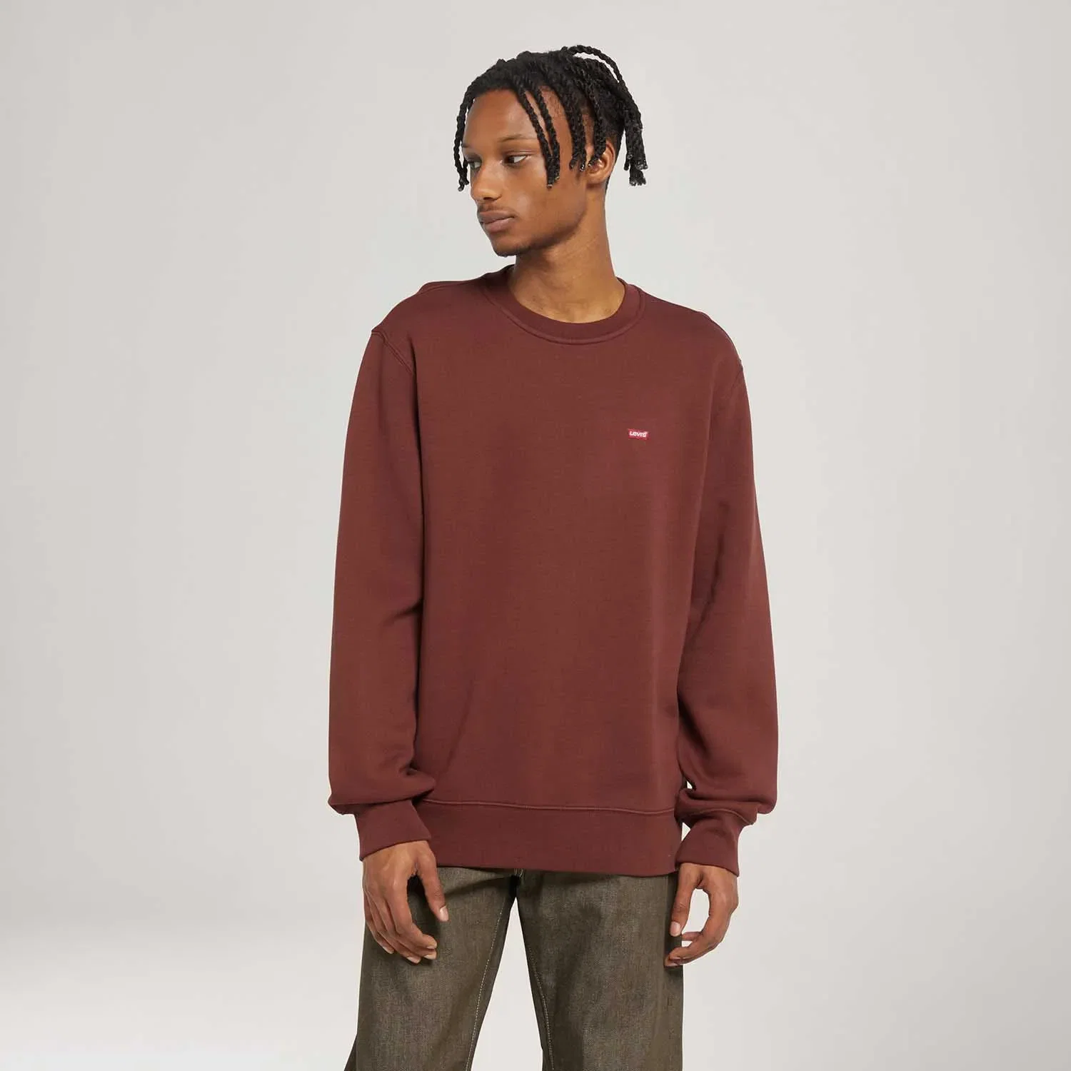 Moletom Levi's® Sweatshirt Marrom Manga Longa — imagem 1
