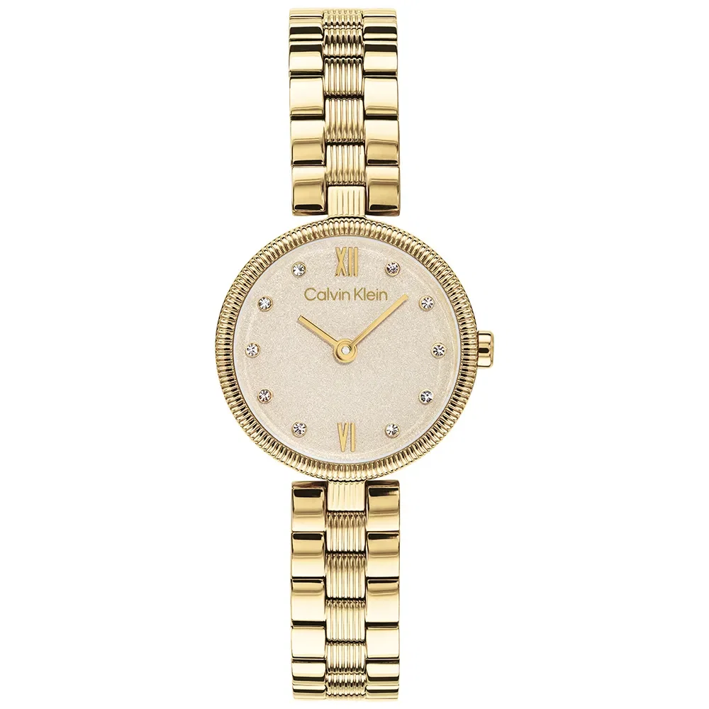 Relógio Calvin Klein Gleam Feminino em Aço Dourado 25100225 — imagem 1