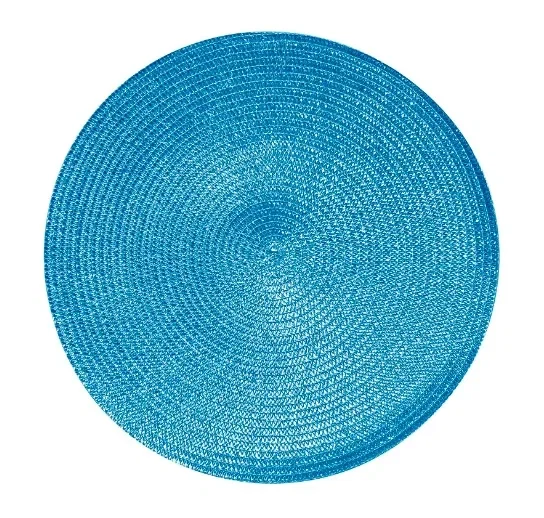 Jogo Americano Alive de 38cm Kenya Azul Celeste