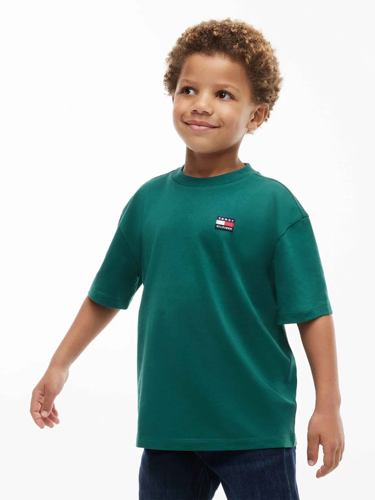 Camiseta Essential em Jersey com Logo Bandeira — imagem 1