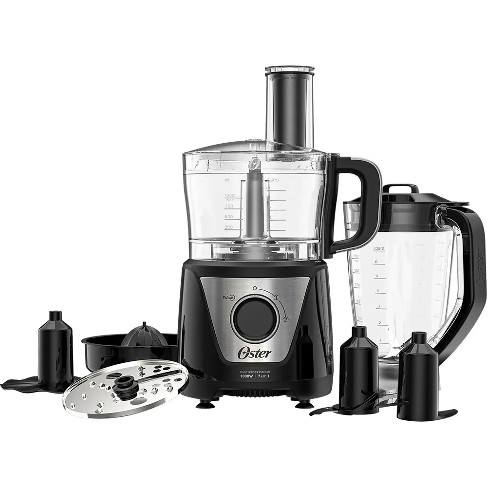 Multiprocessador de Alimentos 7 em 1 127V Oster Preto — imagem 1