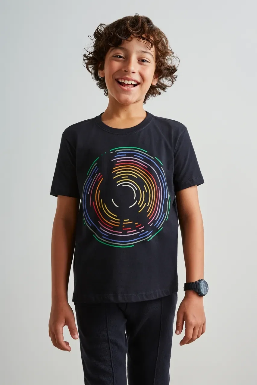 Camiseta Estampada Mini Pf Pulse