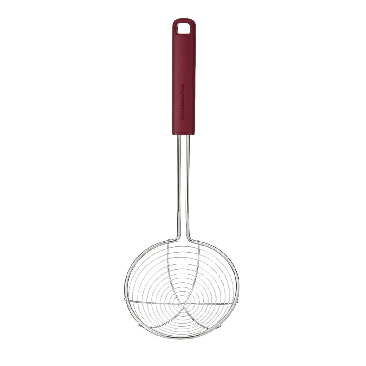 Escumadeira Aço Inox Coreline 35 cm Vermelha Kitchenaid