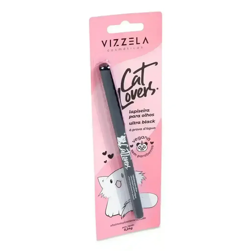 Lapiseira para Olhos Vizzela Cat Lovers Ultra Black