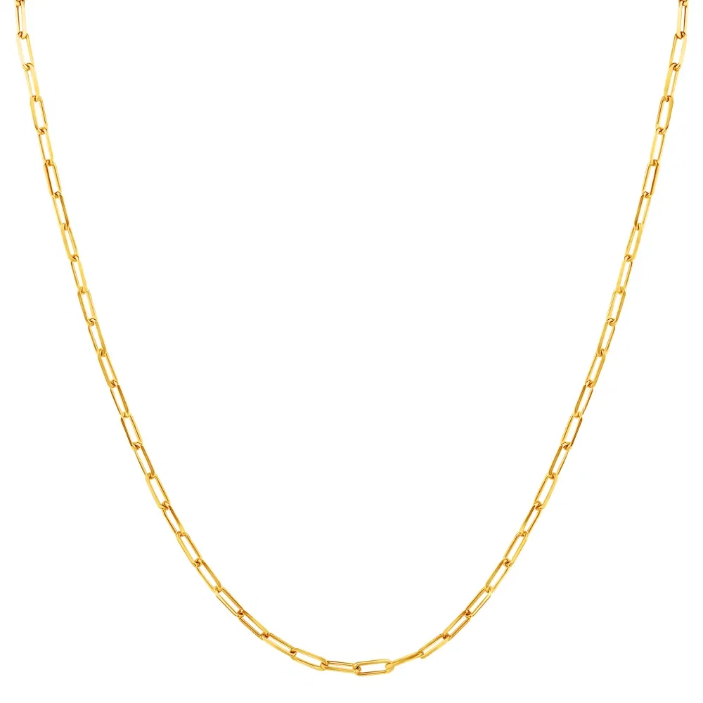 Corrente Life em Prata 925 com Banho de Ouro Amarelo 18k, 40cm — imagem 1