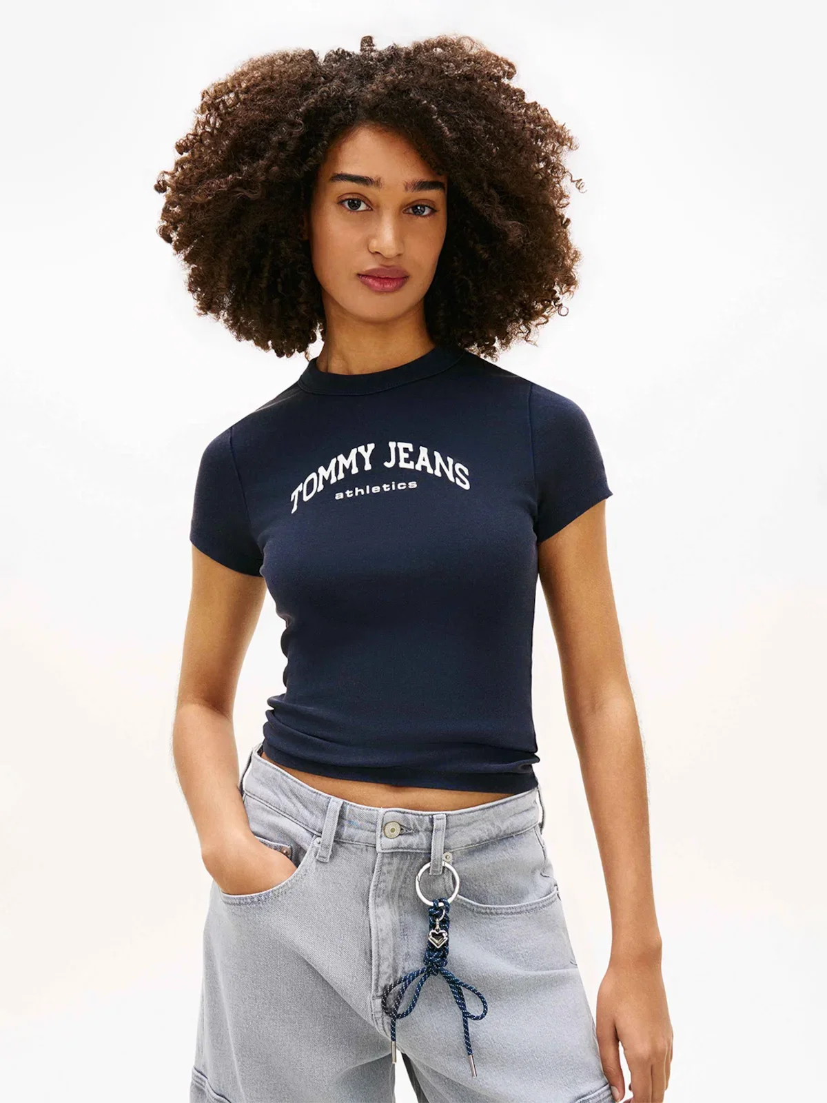 Camiseta Slim Varsity Manga Curta — imagem 1
