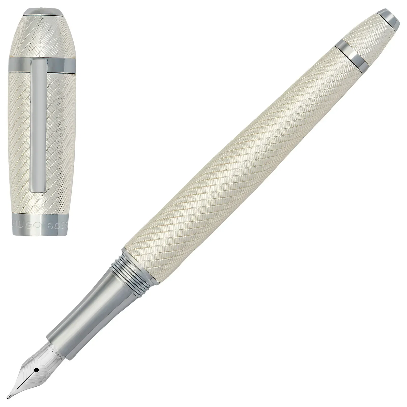 Caneta Hugo Boss Metal Prateado Hsw4452c — imagem 1